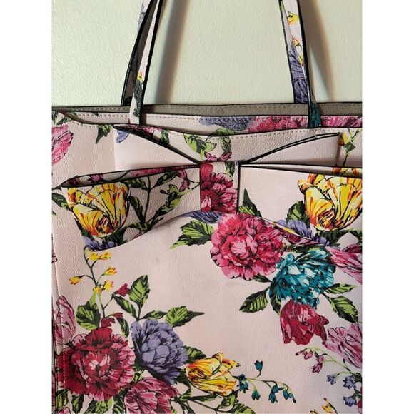 Betsey Johnson Leather Floral Tote Bag - Picture 3 of 6